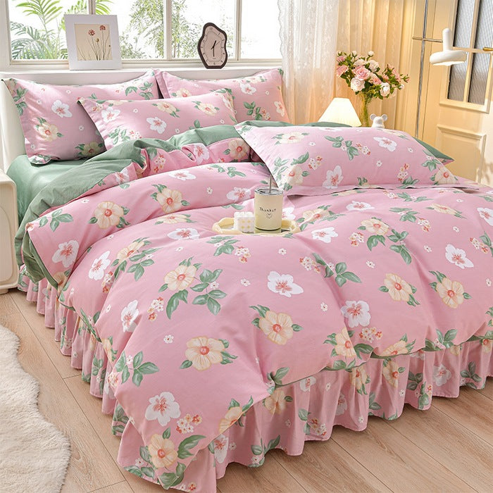 Floral Design Comforter Set