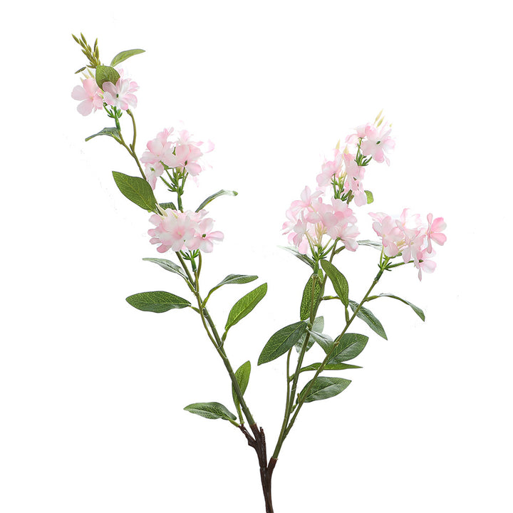 Decorative art branch with white flowers