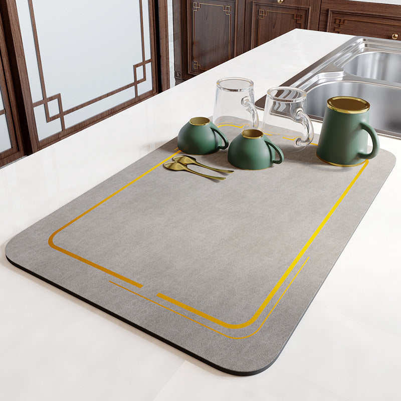 Vintage Mosaic Kitchen Counter Mat