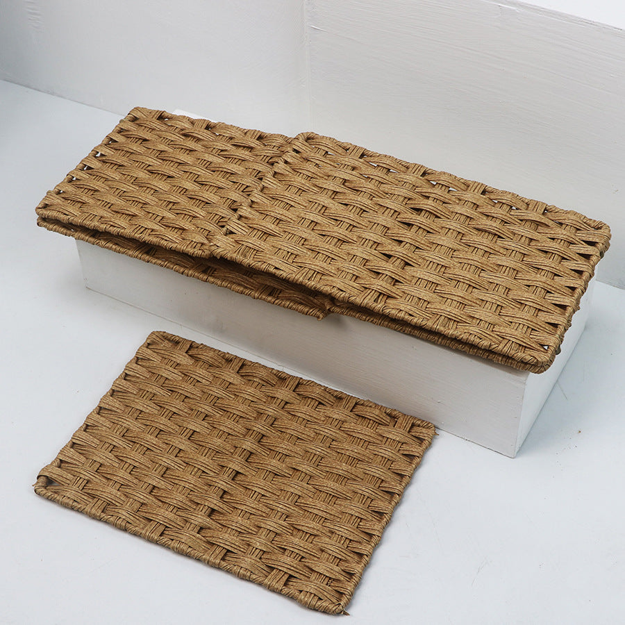High-quality, woven storage basket