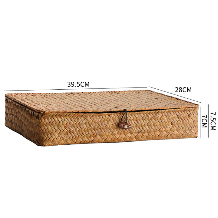 Handcrafted Rectangular Woven Storage Box