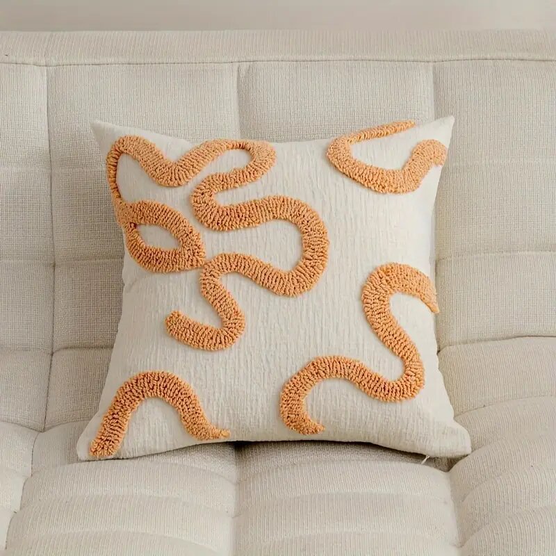 Modern Abstract Design Throw Pillow