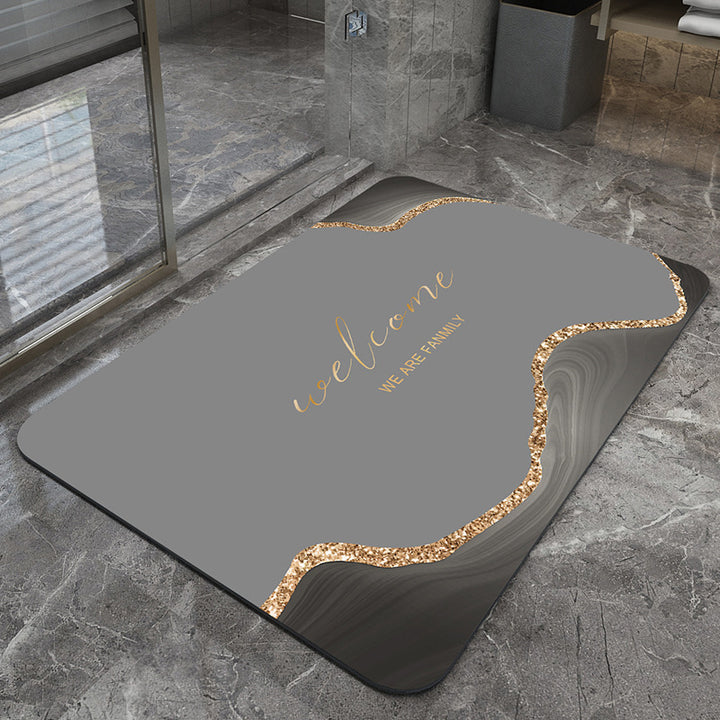Modern Geometric Bath Mat
