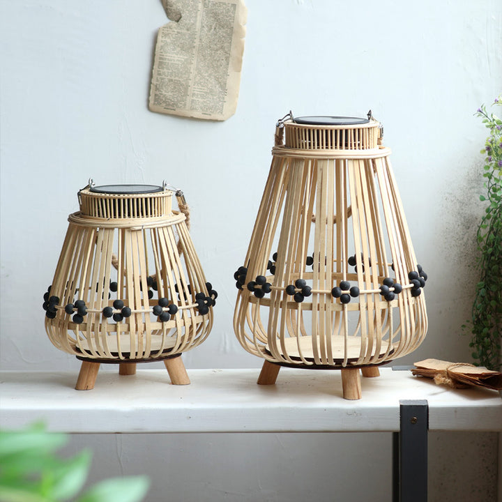 Handcrafted wooden lantern