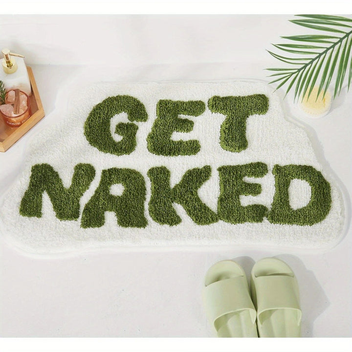 Playful Text Bath Mat