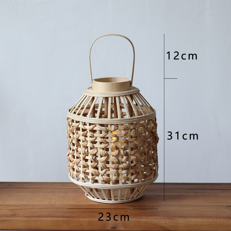 Handcrafted Rattan Lantern