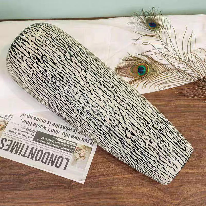 Decorative Textured Tall Vase