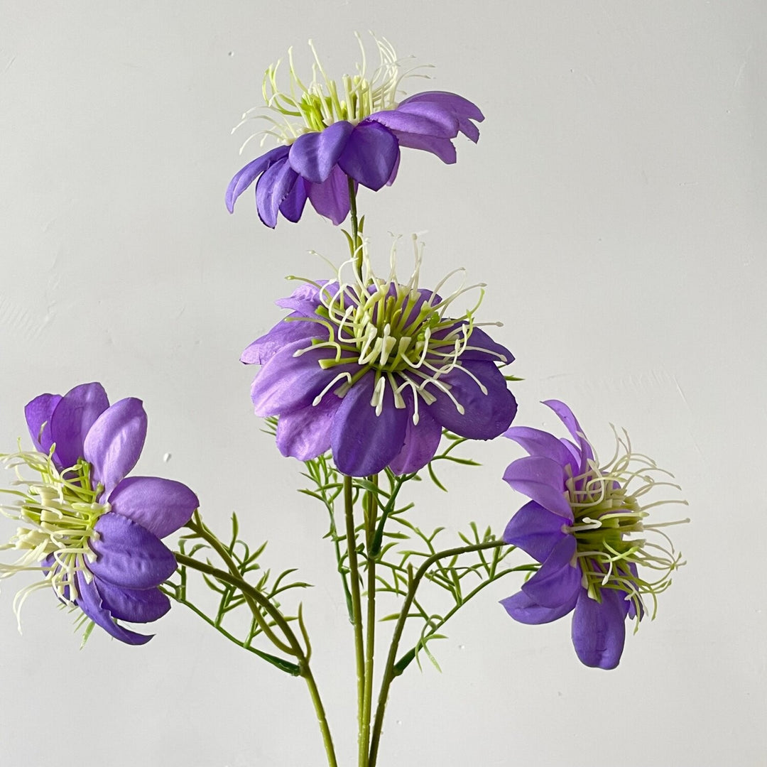 Artificial Blue Floral Bouquet