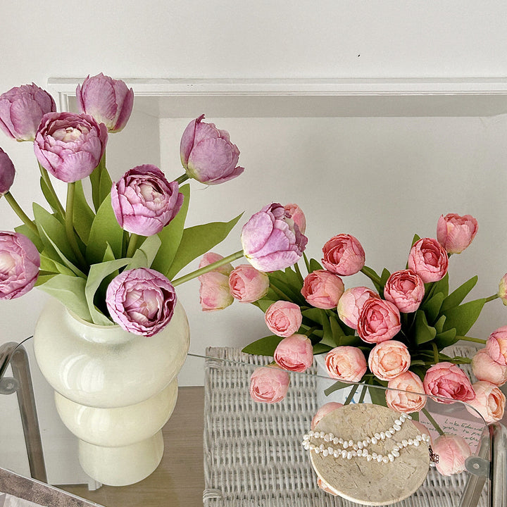 Elegant Faux Tulip Bouquet