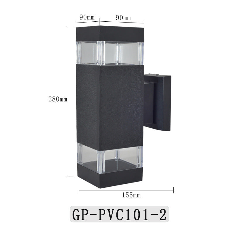 Contemporary outdoor wall lamp