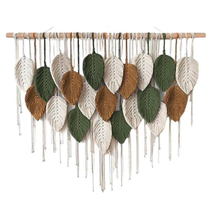 Macrame Leaf Wall Hanging Tapestry