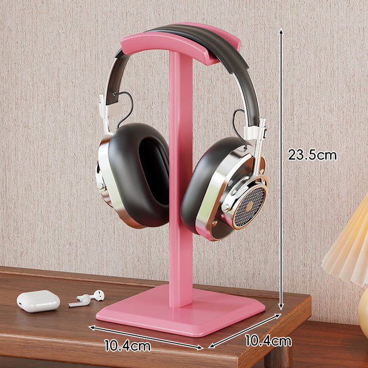 Premium Vertical Headphone and Audio Gear Stand with Cushioned Headrest and Anti-Slip Weighted Base