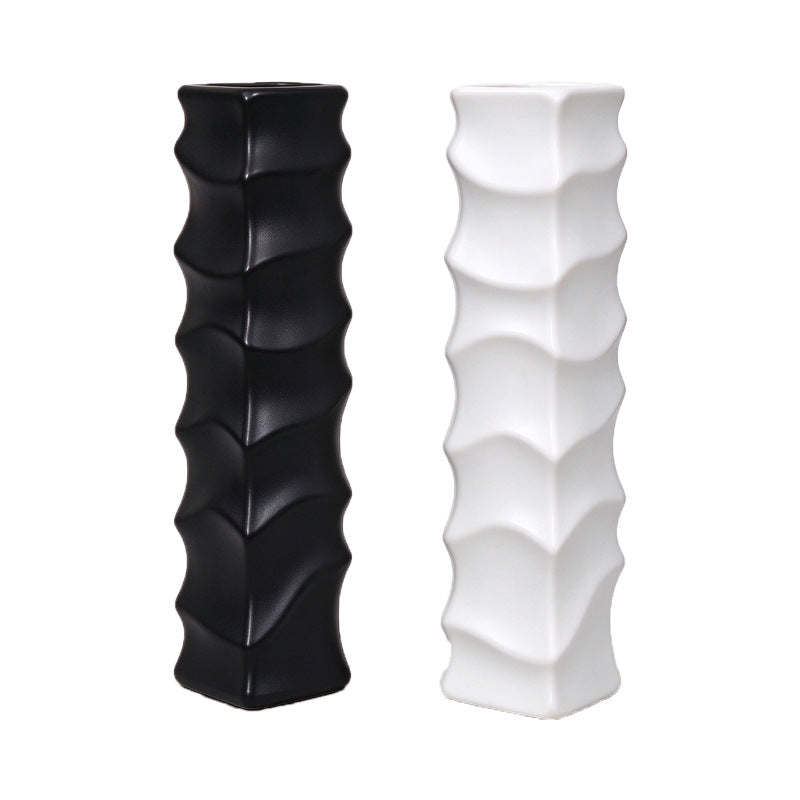 Decorative Slim Wave Vase