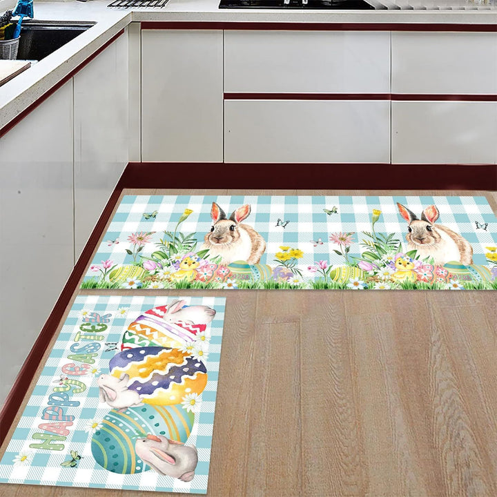Children's Easter-Themed Kitchen Floor Mat
