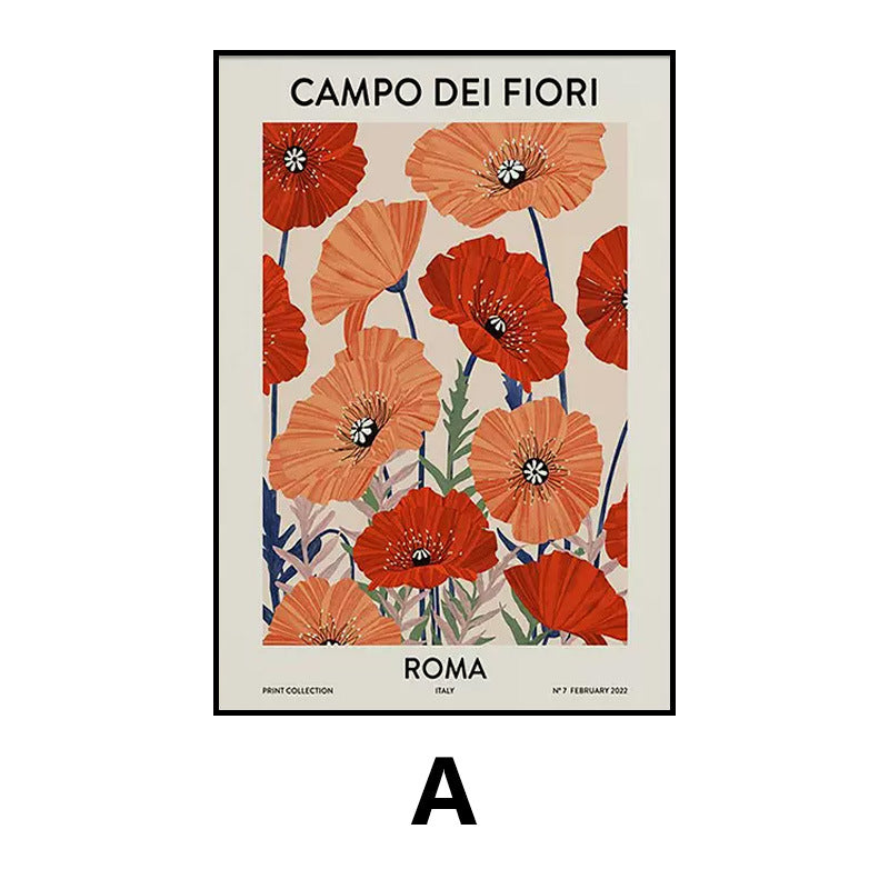 Botanical Themed Wall Art Print
