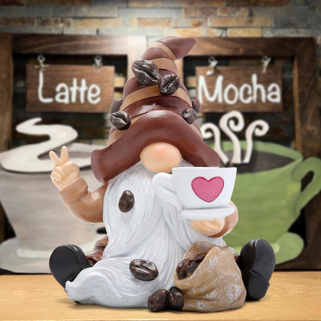 Whimsical Coffee Lovers Figurine
