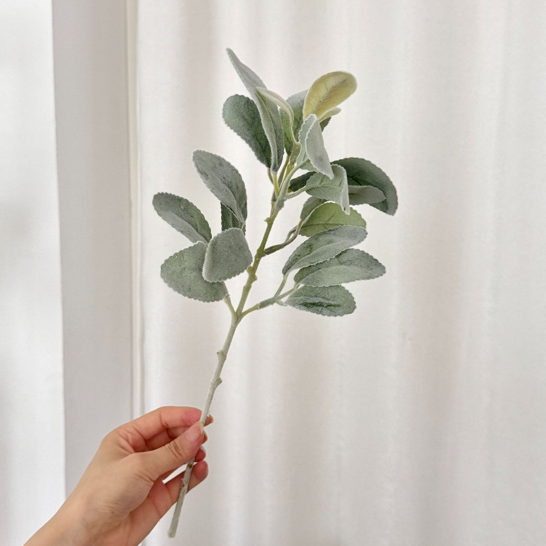 Decorative Faux Leaf Stem for Home Decor