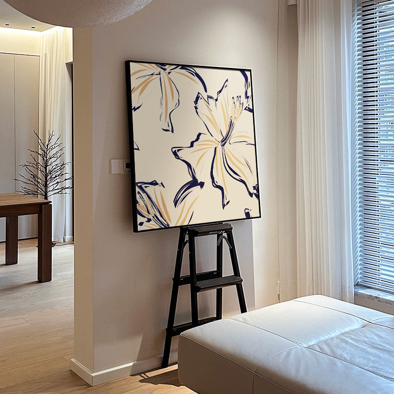 Floral Modern Art Canvas Print