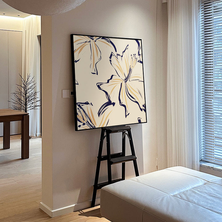Floral Modern Art Canvas Print