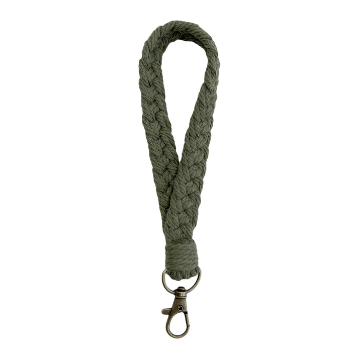 Braided Rope Keychain Holder