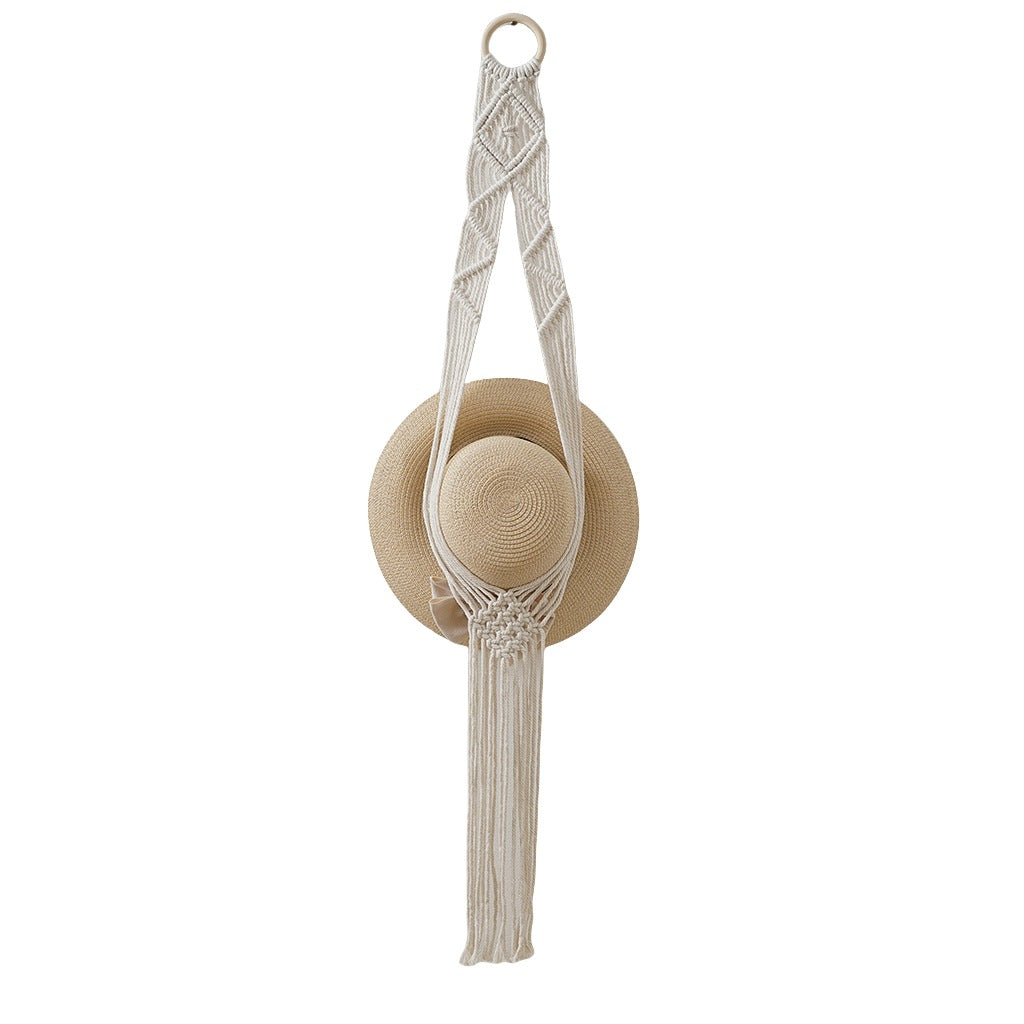 Macrame Hat Holder