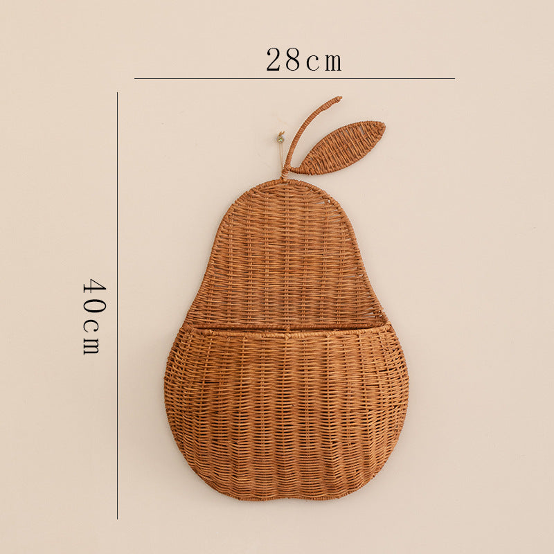 Decorative flower basket with handle