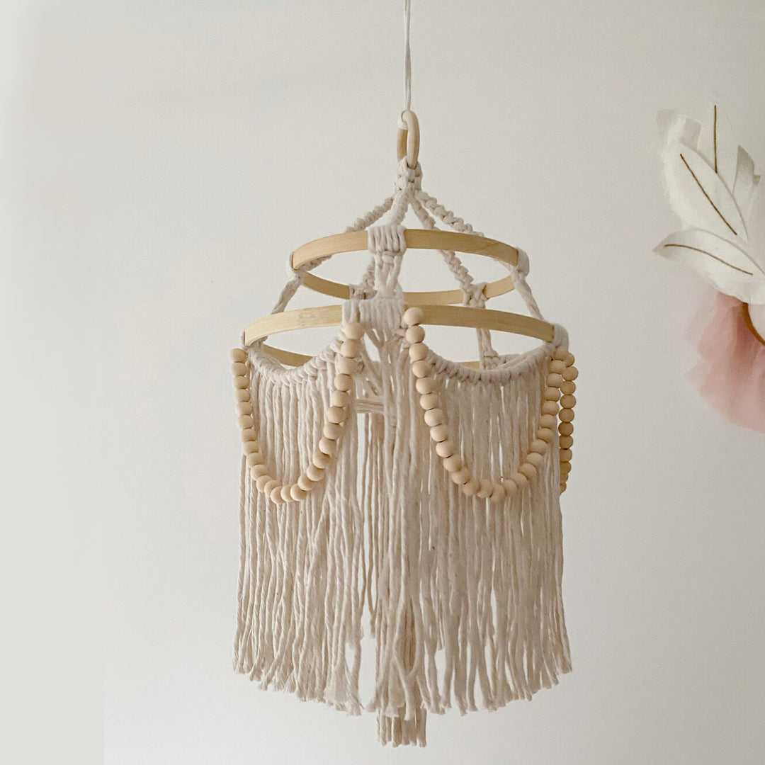 Bohemian Macrame Hanging Light