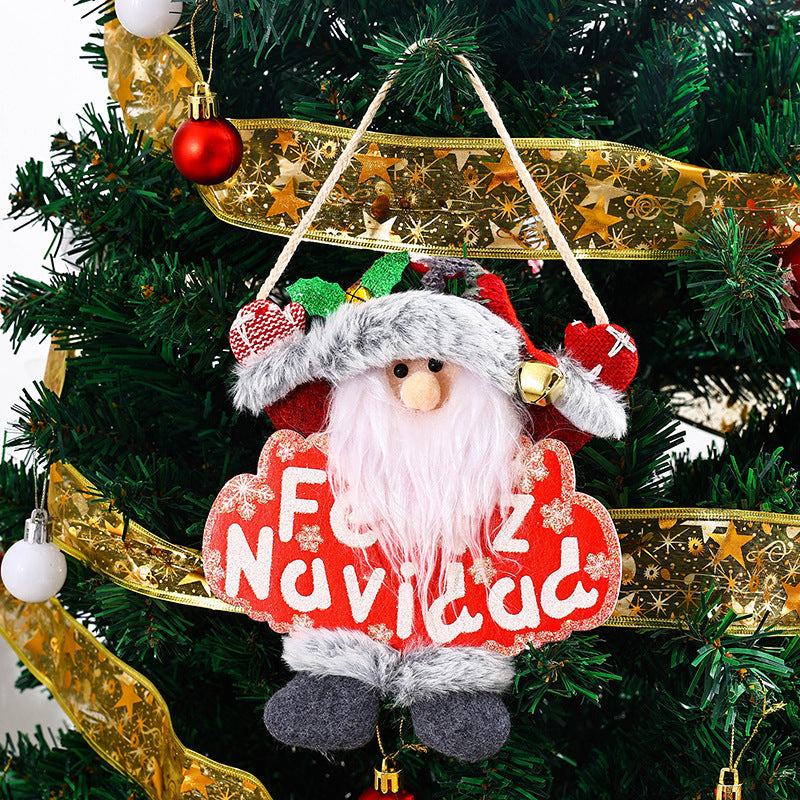 Festive Christmas tree decoration with snowman motif