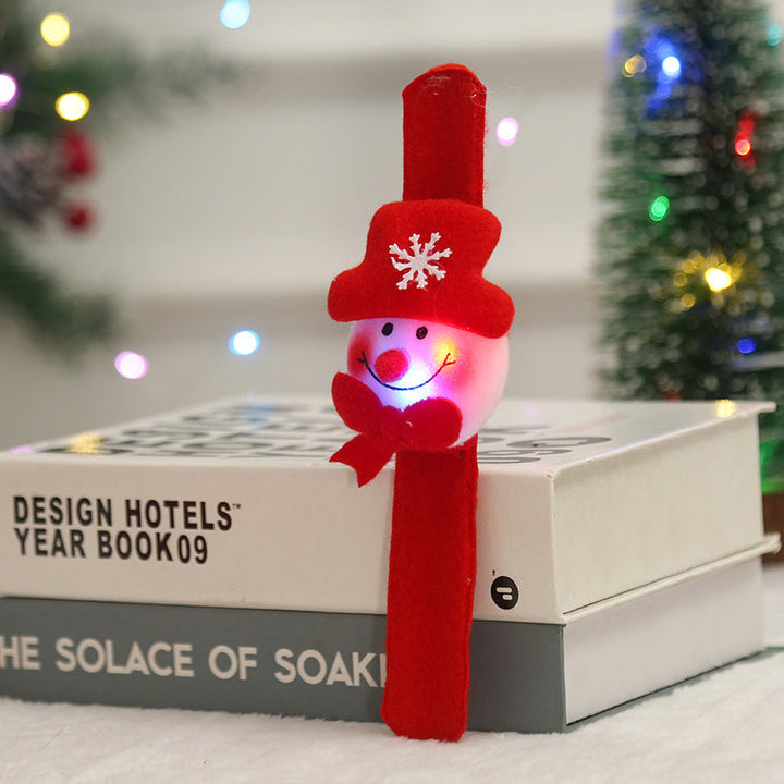 Creative Christmas wristband with snowman design