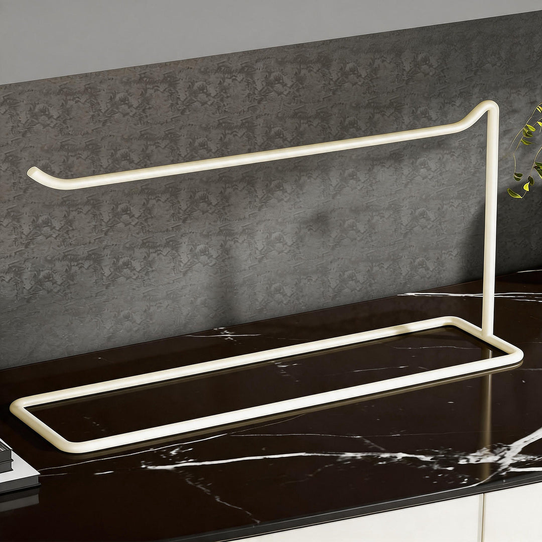 Slim Desktop Keychain & Accessories Hanging Stand with Minimal Metal Frame