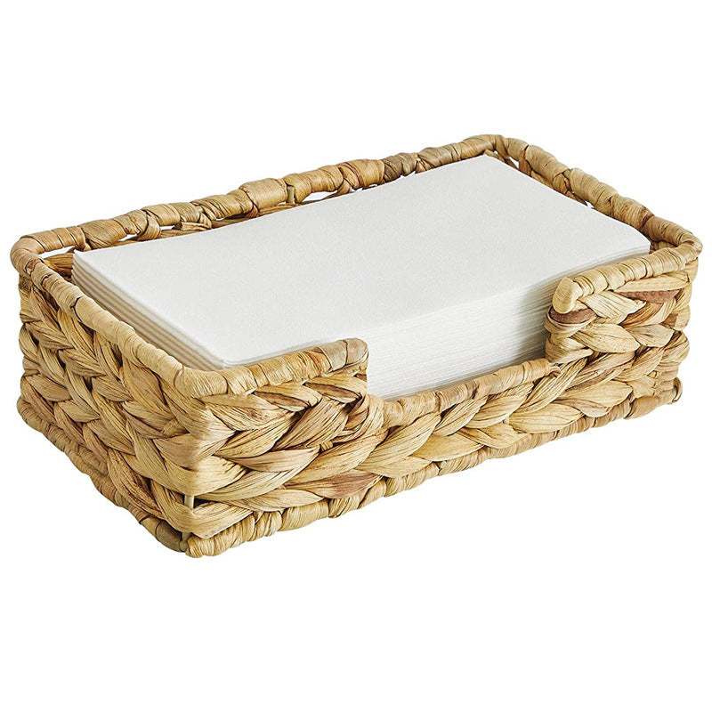 Handwoven Rectangular Storage Tray