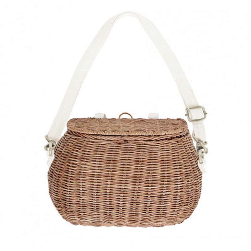 Handmade basket bag