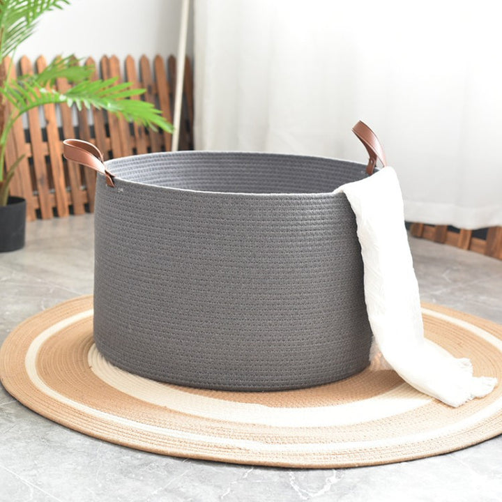 Stylish storage basket made of durable material