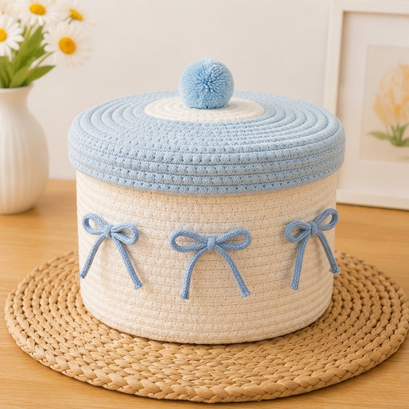 Decorative Knitted Storage Container