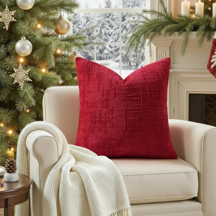 Textured Decorative Throw Pillow