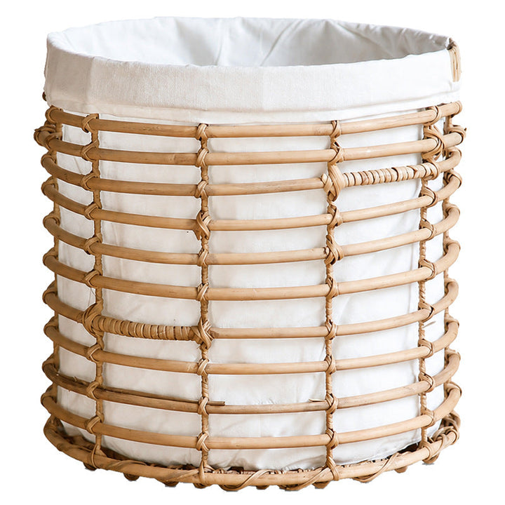 Basket with high-quality cotton inner bag