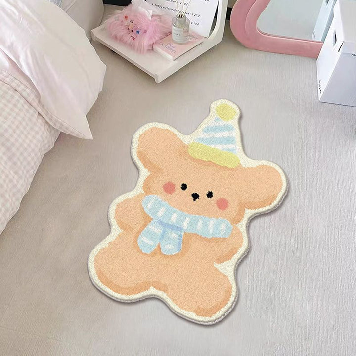 Adorable Cartoon Bear Area Rug