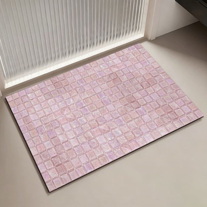 Mosaic Pattern Bath Mat