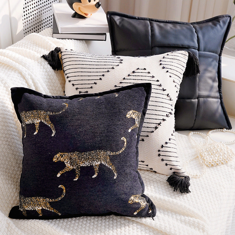 Artistic Abstract Pattern Throw Pillow