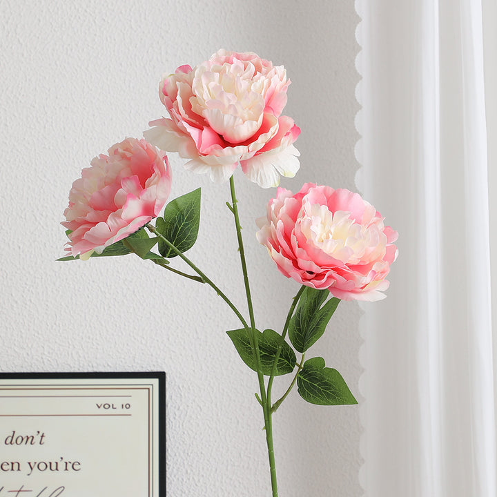 Elegant Artificial Peony Bouquet