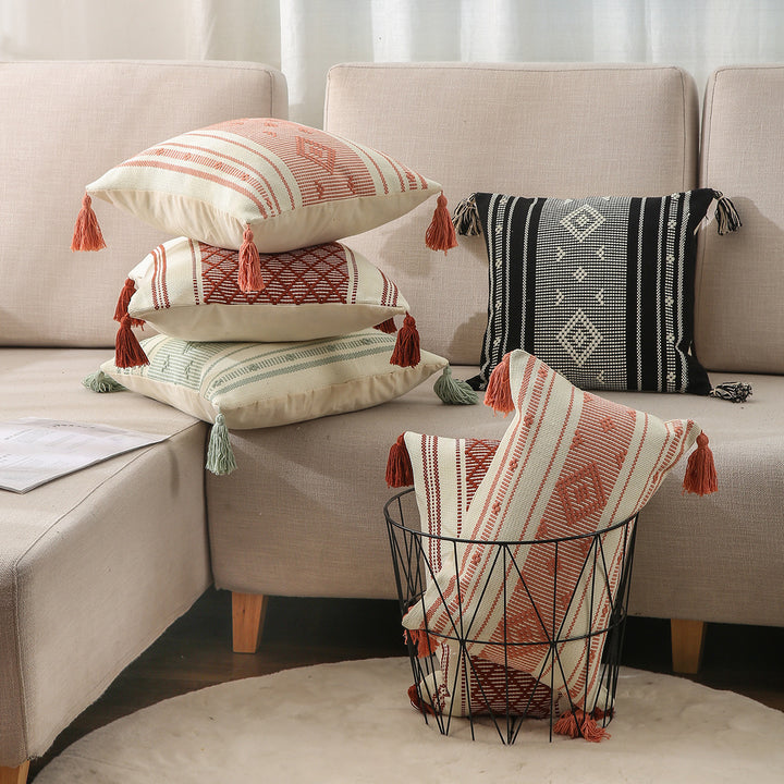 Decorative Geometric Pattern Cushion
