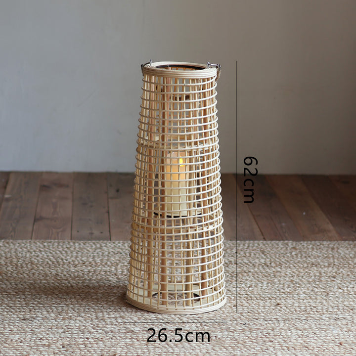 High-quality basket lamp in natural design