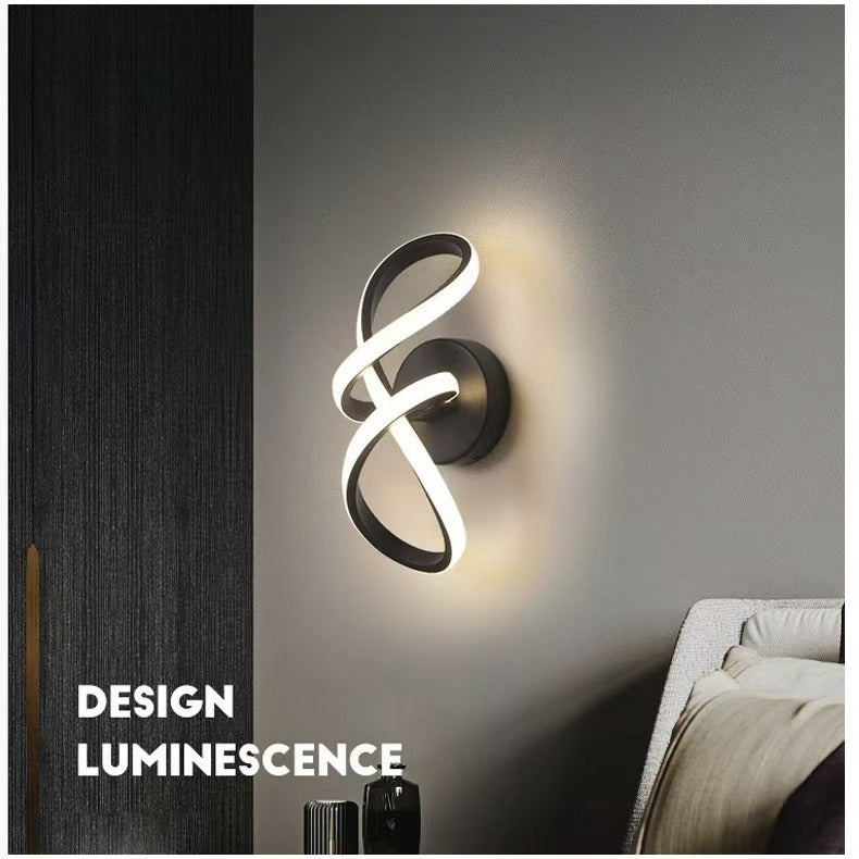 Sculptural Violin Key LED Ambient Wall Light
