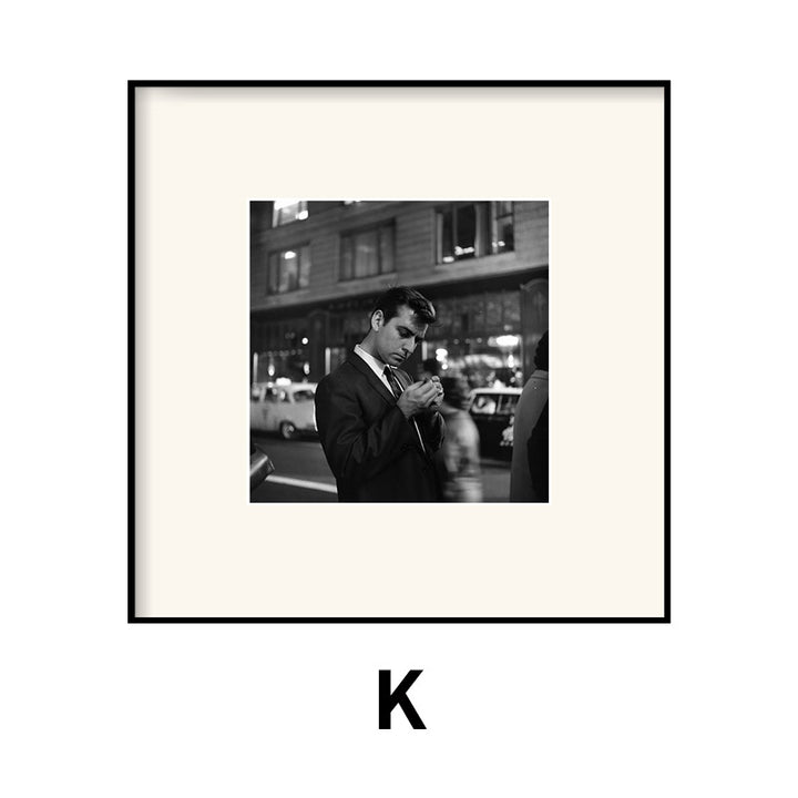 Framed Black and White Photography Artwork