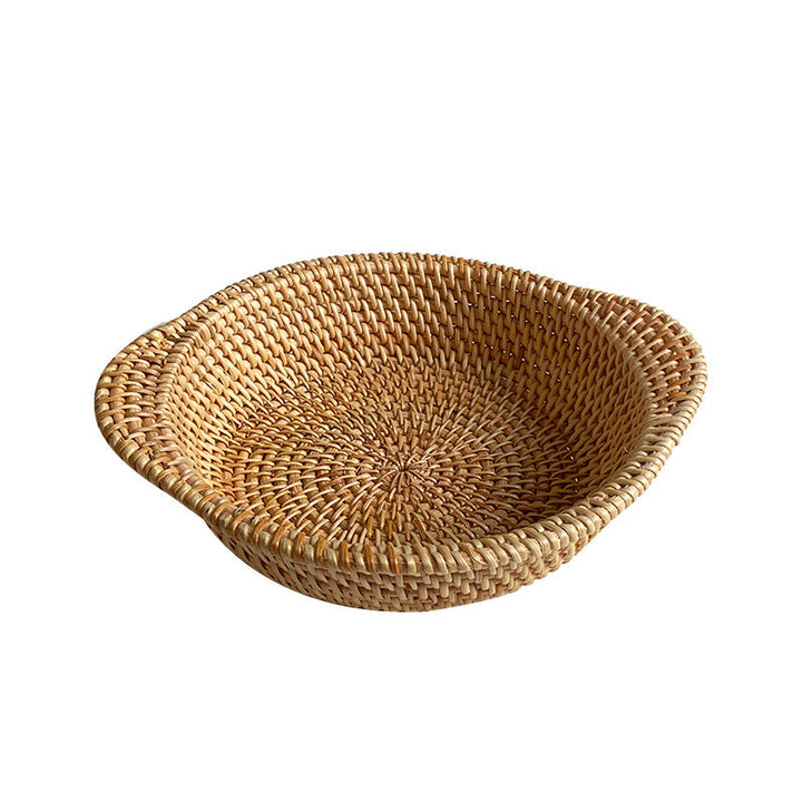 Handmade decoration basket with flat design