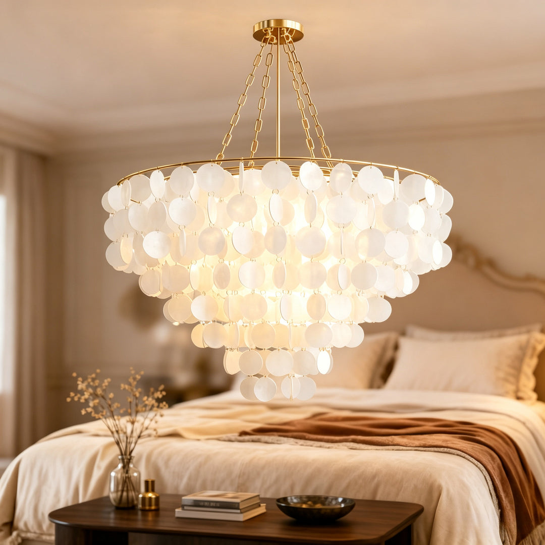 Bohemian Shell Chandelier