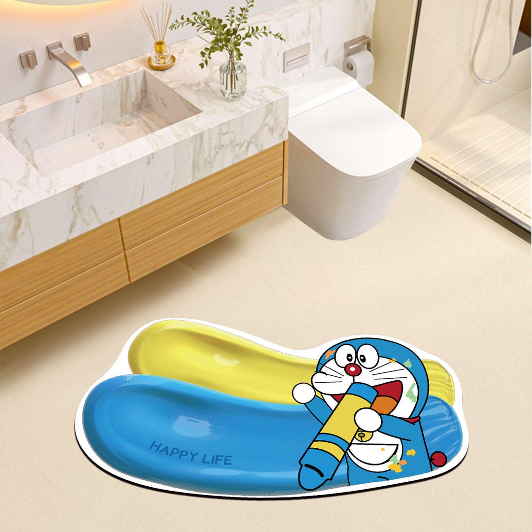 Cute Cartoon-Themed Bathroom Bath Mat