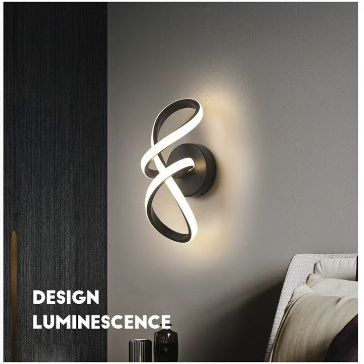 Sculptural Violin Key LED Ambient Wall Light