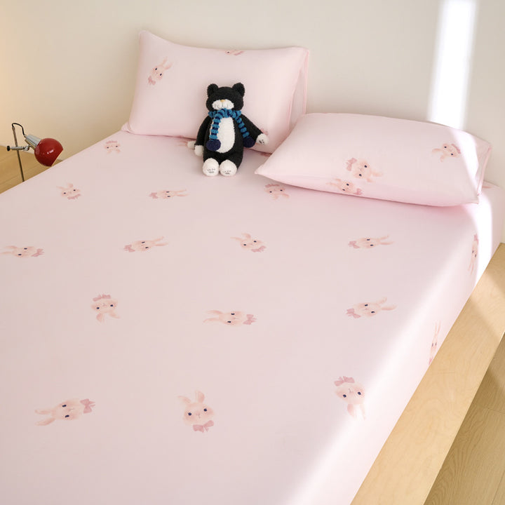 Soft Cotton Playful Patterned Mattress Protector