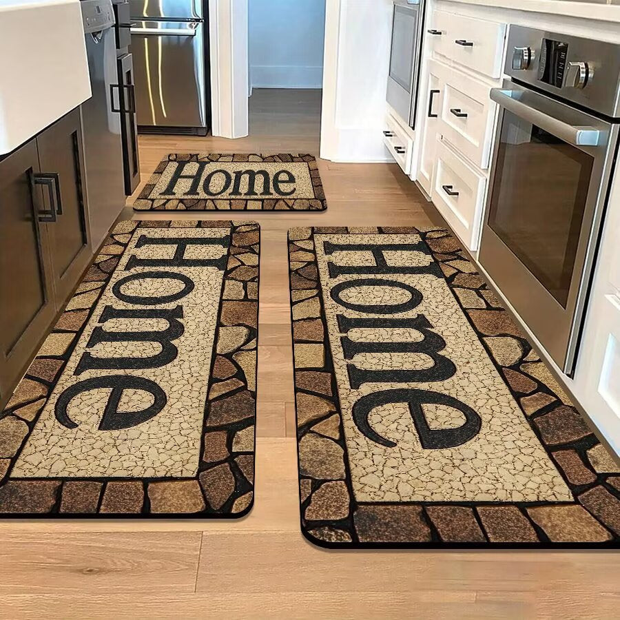 Stone-Inspired Decorative Area Mat